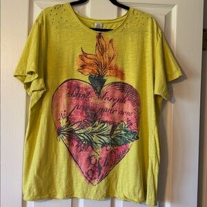 Magnolia Pearl Awaken Sleeping Heart Tee